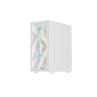 Caja ordenador gaming genesis diaxid 605 argb atx cristal templado blanca