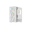 Caja ordenador gaming genesis diaxid 605 argb atx cristal templado blanca