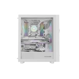 Caja ordenador gaming genesis diaxid 605 argb atx cristal templado blanca