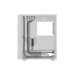 Caja ordenador gaming genesis diaxid 605 argb atx cristal templado blanca
