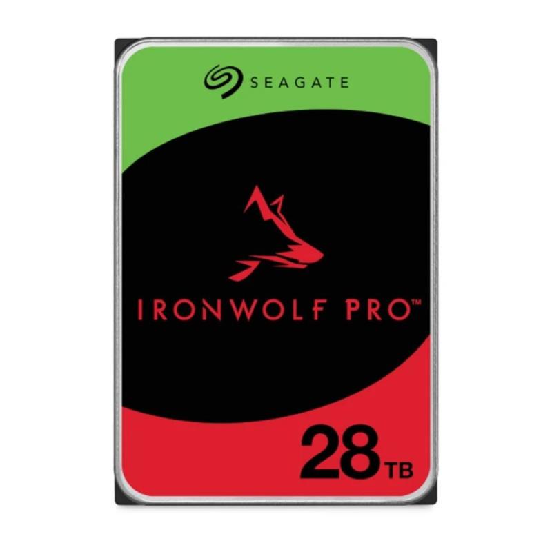 Disco duro interno hdd seagate ironwolf pro nas st28000nt000 28tb 3.5 pulgadas 7200rpm - 512mb - sata 6gb - s