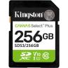 Tarjeta memoria sdxc 256gb kingston canvas select plus uhs - i clase 10