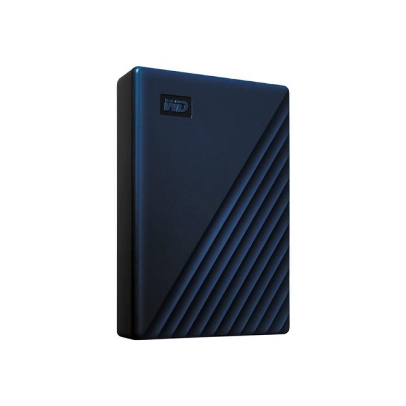 Disco duro externo hdd wd western digital 4tb my passport for mac usb 3.2 azul