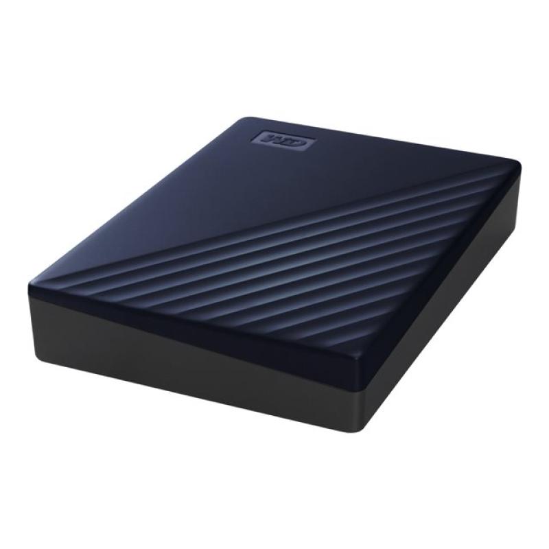 Disco duro externo hdd wd western digital 4tb my passport for mac usb 3.2 azul