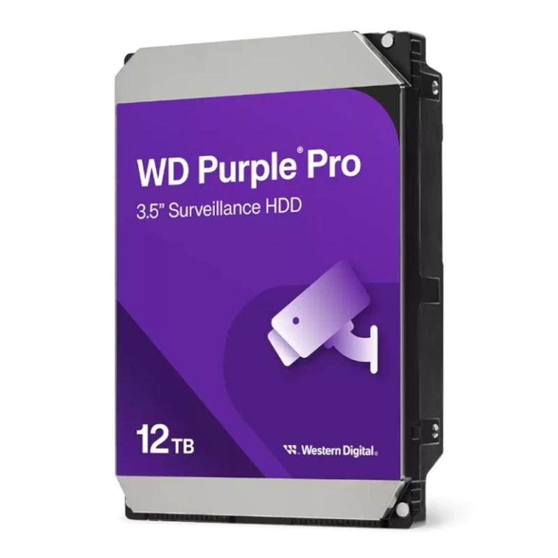 Disco duro interno hdd wd western digital purple pro wd122purp 12tb 3.5 pulgadas sata 6gb - s