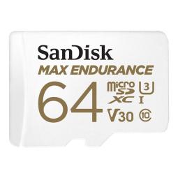 Tarjeta memoria micro secure digital 64gb sandisk max endurance clase 10 uhs - i u3