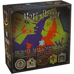 Puzzle the noble collection harry potter callejon diagon simbolos & logos tiendas 1000 piezas - Imagen 1