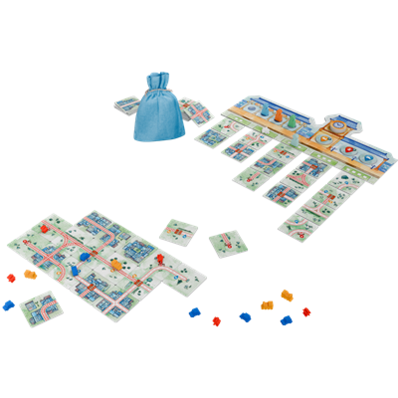 Juego de mesa railroad tiles