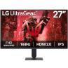 Monitor gaming lg 27g411a - b 27 pulgadas fhd 144hz