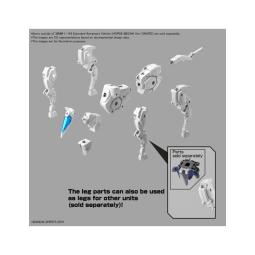 Vehiculo expansion bandai hobby 30mm exa - vehicle horse mecha ver. blanco