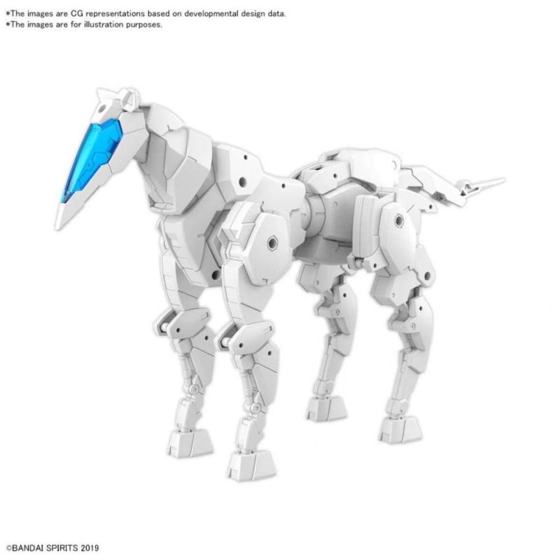 Vehiculo expansion bandai hobby 30mm exa - vehicle horse mecha ver. blanco