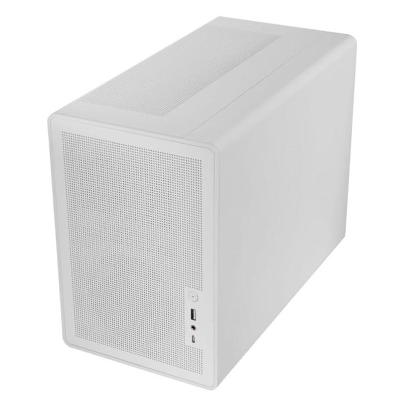 Caja ordenador mars gaming mcxps matx cristal templado blanca