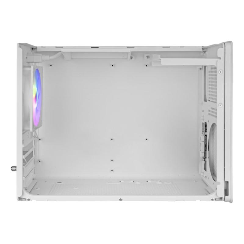 Caja ordenador mars gaming mcxps matx cristal templado blanca