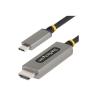 Cable usb tipo c a hdmi startech 2m - macho - macho - gris