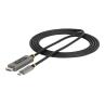 Cable usb tipo c a hdmi startech 2m - macho - macho - gris