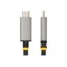 Cable usb tipo c a hdmi startech 2m - macho - macho - gris