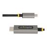 Cable usb tipo c a hdmi startech 2m - macho - macho - gris