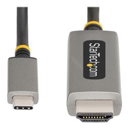 Cable usb tipo c a hdmi startech 2m - macho - macho - gris