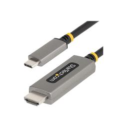 Cable usb tipo c a hdmi startech 2m - macho - macho - gris