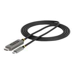 Cable usb tipo c a hdmi startech 2m - macho - macho - gris