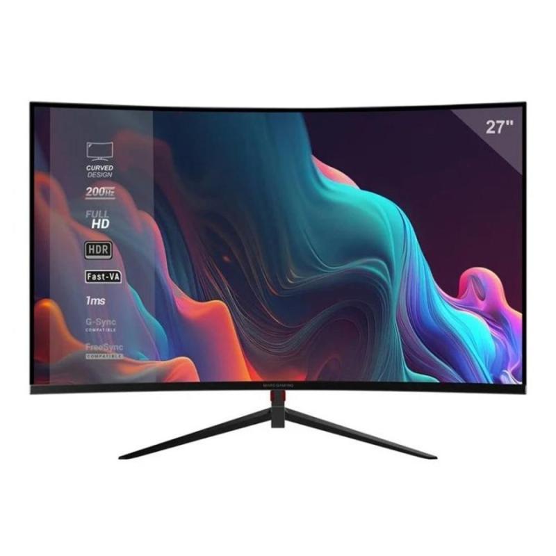 Monitor curvo 27 pulgadas mars gaming mv27 fhd 200hz