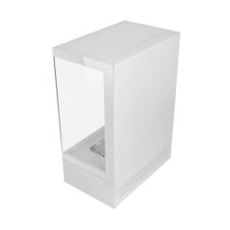 Caja ordenador mars gaming mcxo atx arb cristal templado blanca