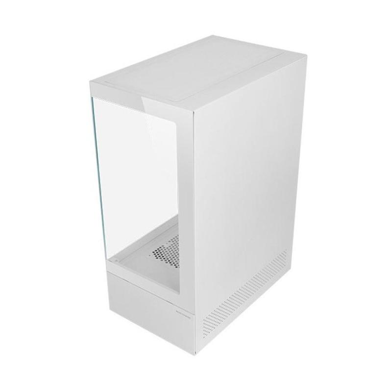 Caja ordenador mars gaming mcxo atx arb cristal templado blanca