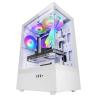 Caja ordenador mars gaming mcxo atx arb cristal templado blanca