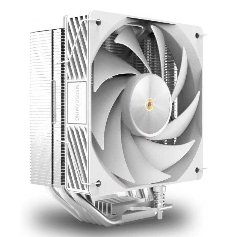 Ventilador disipador cpu mars gaming mcpux5w 120mm blanco