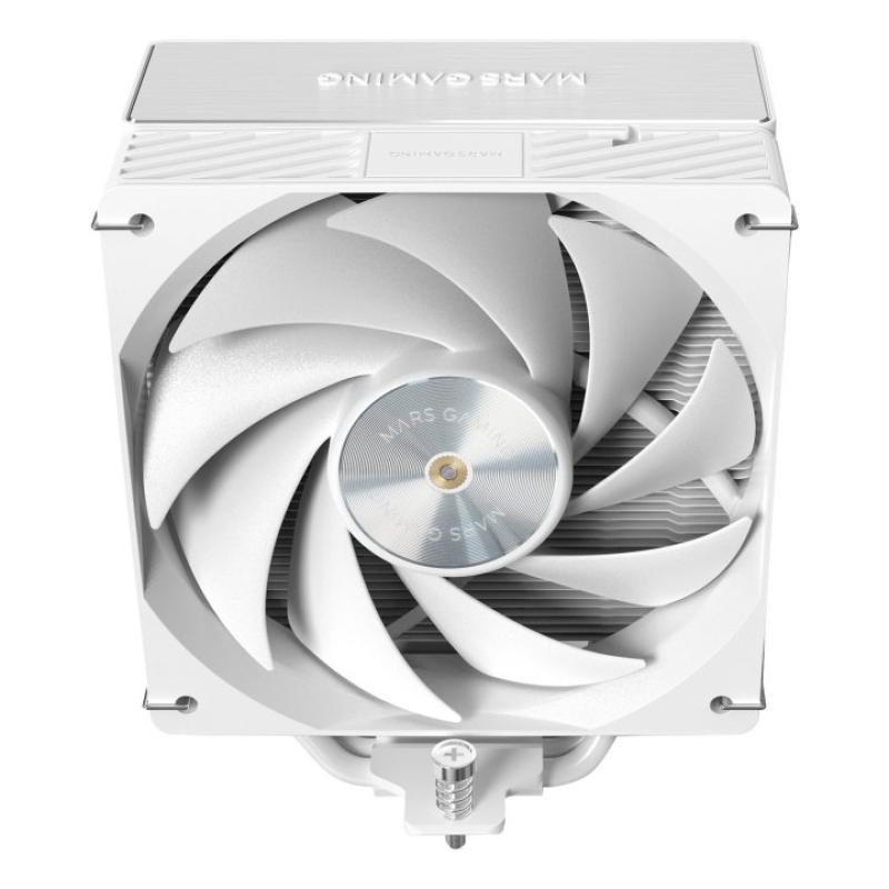 Ventilador disipador cpu mars gaming mcpux5w 120mm blanco