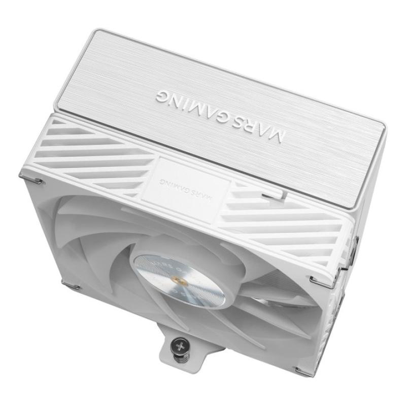 Ventilador disipador cpu mars gaming mcpux5w 120mm blanco