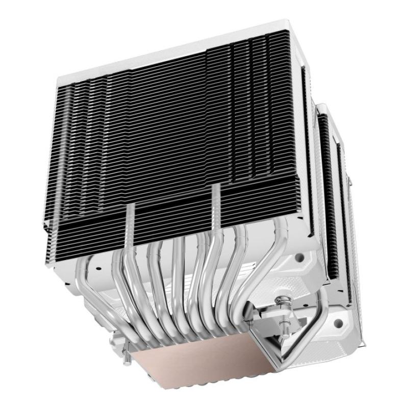 Ventilador disipador cpu mars gaming mcpuxu9w 2x 120mm blanco