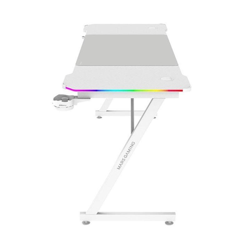 Mesa mars gaming mgdx160rgbw blanco