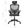 Silla ergonomica mars gaming mgcergoplusbk negra