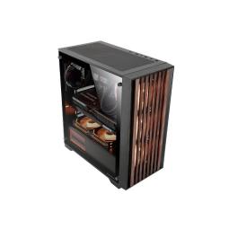 Caja ordenador mars gaming mcwoodc atx cristal templado negra