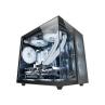 Caja ordenador mars gaming mcfusionm matx cristal templado negro