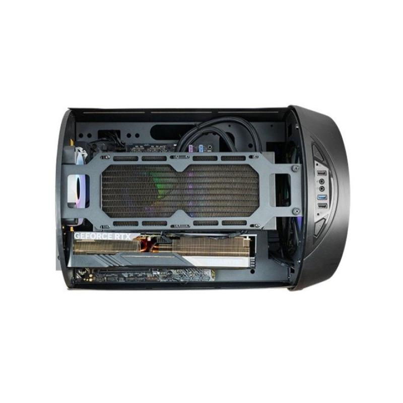 Caja ordenador mars gaming mccylon matx cristal templado negra