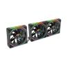 Ventilador mars gaming mf - linkfinity argb 3x 120mm negro
