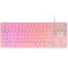 Teclado mars gaming mk023 rosa