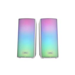 Altavoces mars gaming 2.0 msrgb2 blanco