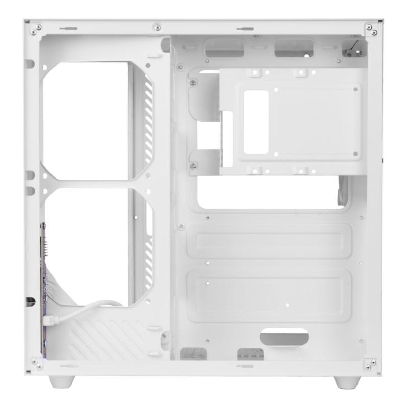 Caja ordenador mars gaming mcvonew atx frgb cristal templado blanca