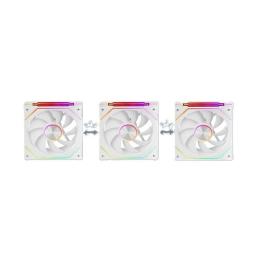 Ventilador mars gaming mf - linkfinity argb 3x 120mm blanco