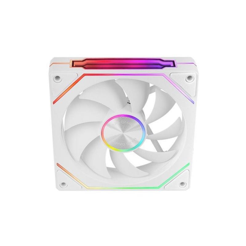 Ventilador mars gaming mf - linkfinity argb 3x 120mm blanco