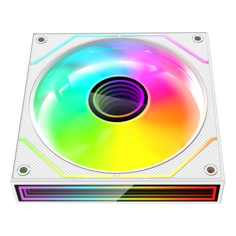 Ventilador caja mars gaming mf3dprox2 argb 2x 120mm blanco