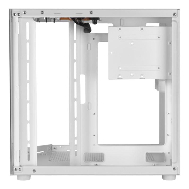 Caja ordenador mars gaming mc3tlite matx cristal templado blanco