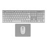 Teclado + raton gaming tacens zenith low profile inalambrico blanco