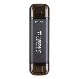 Memoria usb tipo c - usb tipo a ssd transcend 128gb