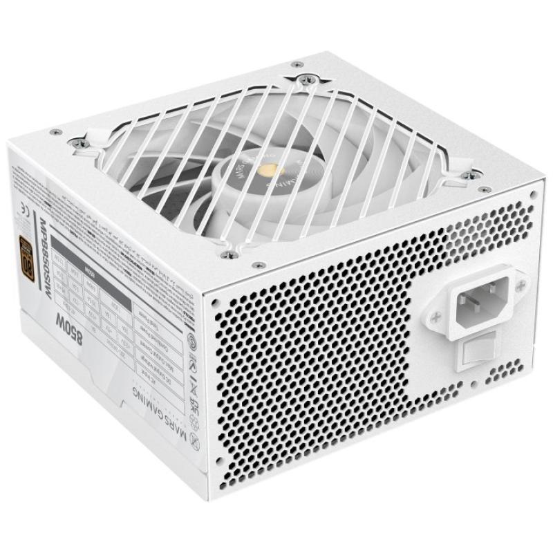Fuente alimentacion mars gaming mpb850siw atx 850w blanca