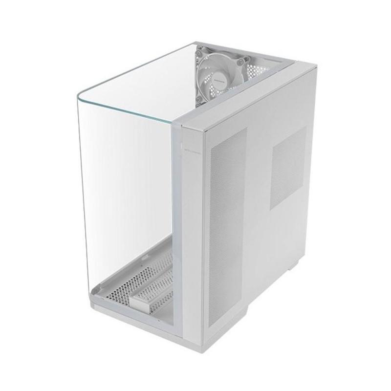Caja ordenador mars gaming mcinfinio atx cristal templado blanca
