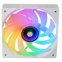 Ventilador caja mars gaming mf3dprokit argb 4x 120mm blanco + hub rf remote